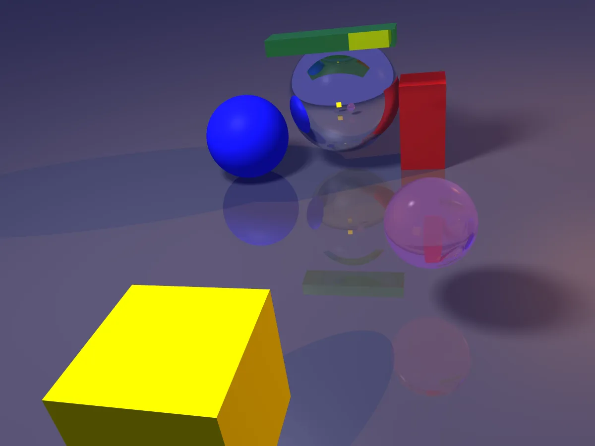 Vista previa de render con Ray Tracing
